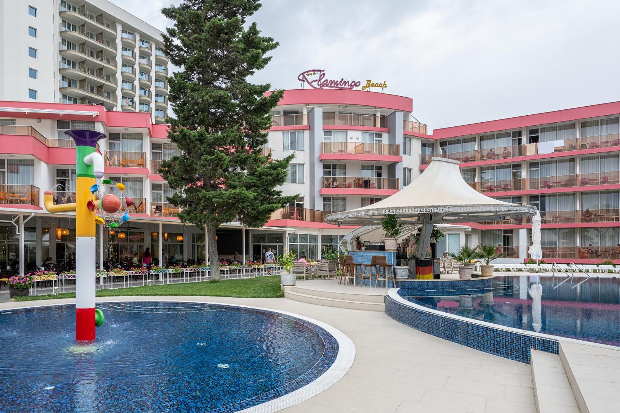 Flamingo Beach Hotel 阳光海滩 外观 照片